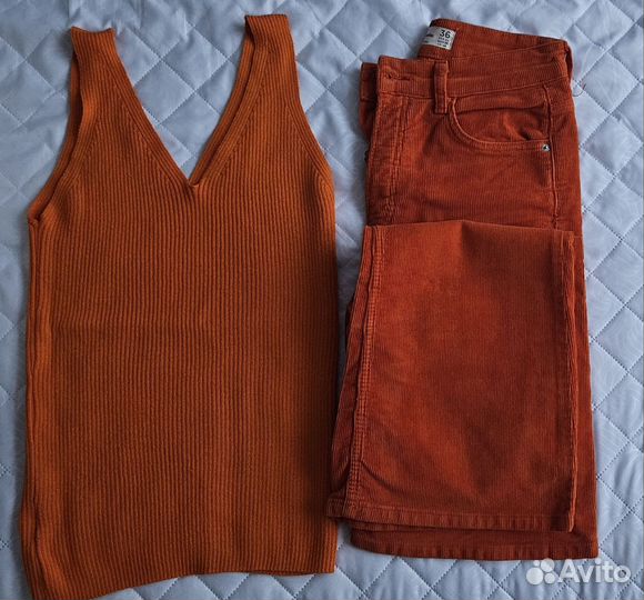 Вельветовые брюки Stradivarius