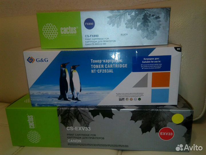 Картриджи для принтера Canon, Epson