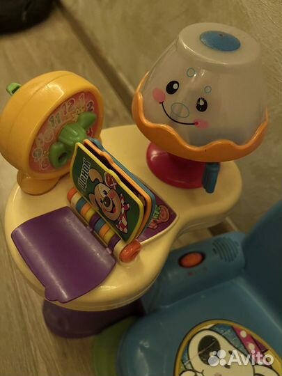 Fisher price музыкальный стульчик в подарок столик