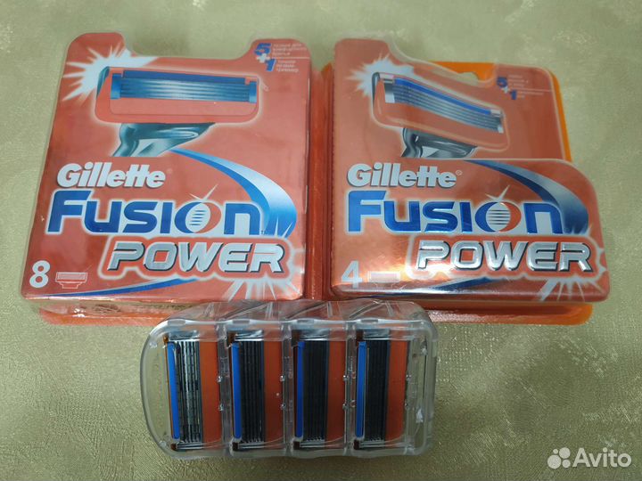 Новые Кассеты Gillette Fusion Power