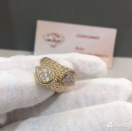 Золотое кольцо Boucheron 9.5гр 0.4ct