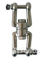 Вертлюг для якоря нержавеющий вилка-вилка, 8мм