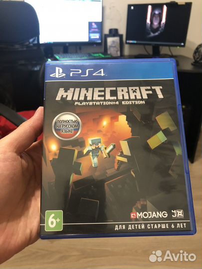 Minecraft ps4 диск