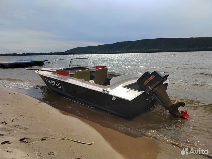 Моторная лодка Прогресс 2 + два Вихрь 30