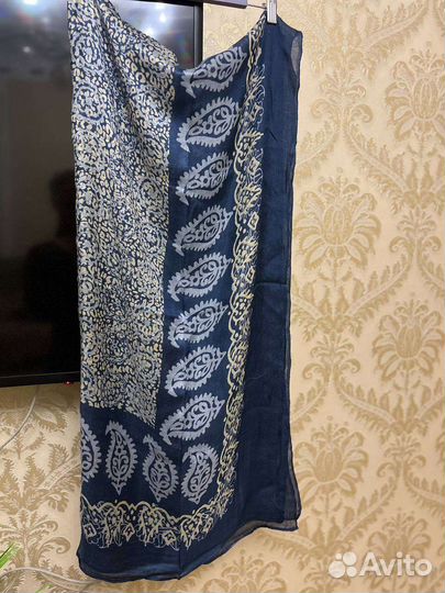 Этно шарф из натурального хлопка