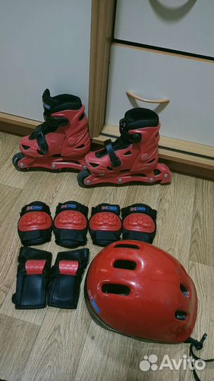 Детские ролики с защитой