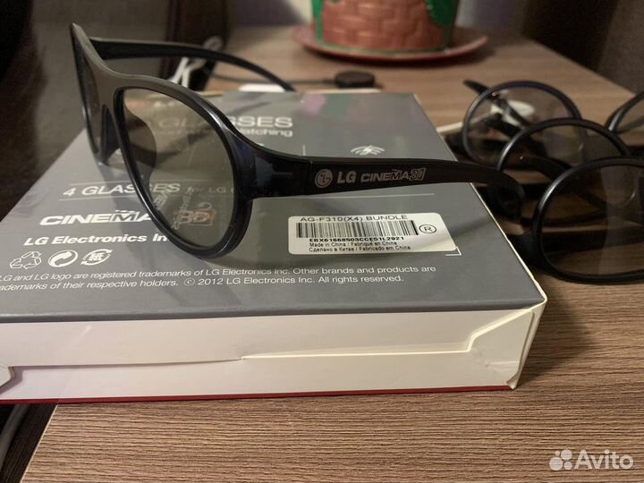 3d очки lg комплект