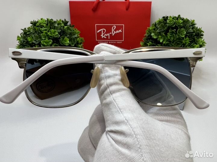 Очки Ray Ban Clubmaster 3716 White