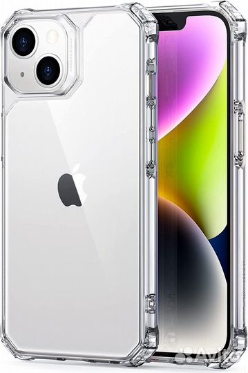 Чехол Apple iPhone 14 Plus силикон (прозрачный) ES