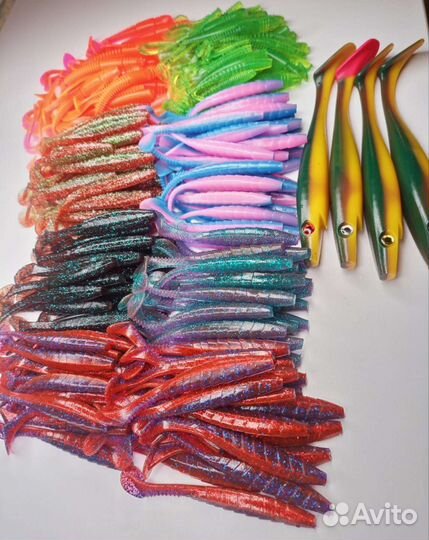 Силиконовые приманки Чебурашки дроп-шот