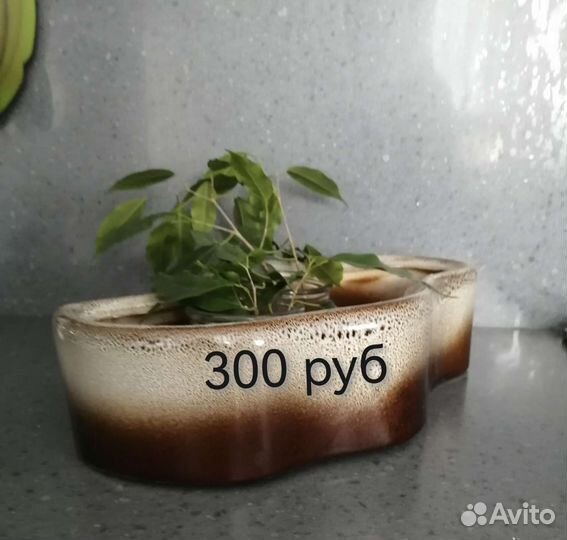 Керамические горшки для цветов бу