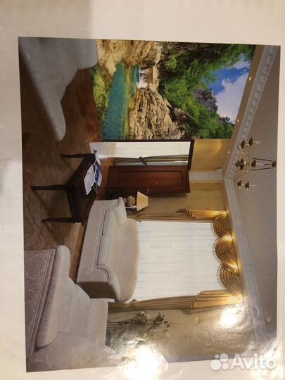 Фотопанно Лазурная речка