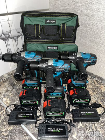 Шуруповерт для ледобура Heinhelper + сумка