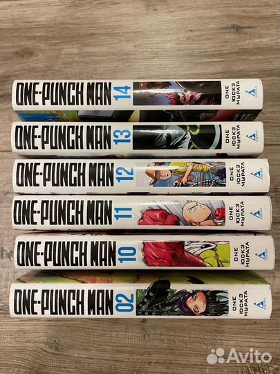 Манга One punch man Тома 2,10,11,12,13,14