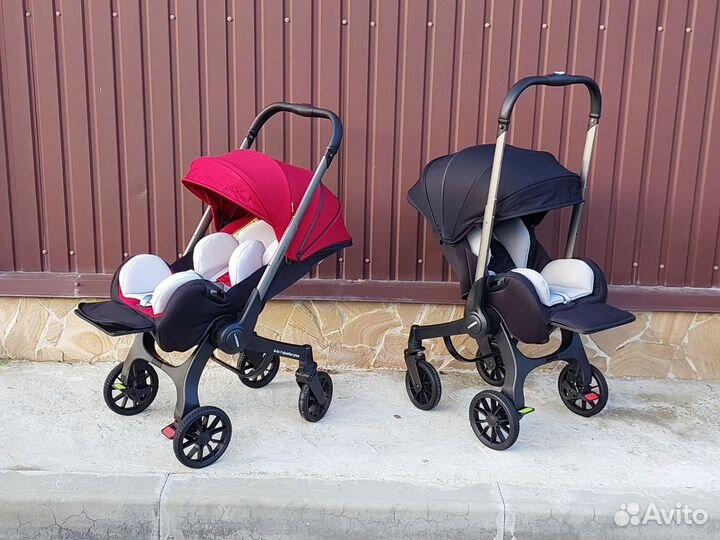 Коляска автокресло Luxmom E50 (огонь)