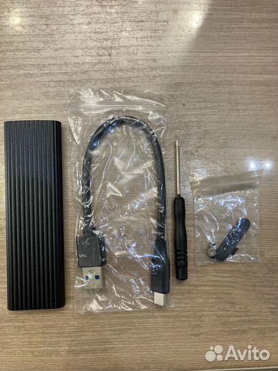 Внешний корпус бокс диск M2 SSD, NVMe и ngff M.2