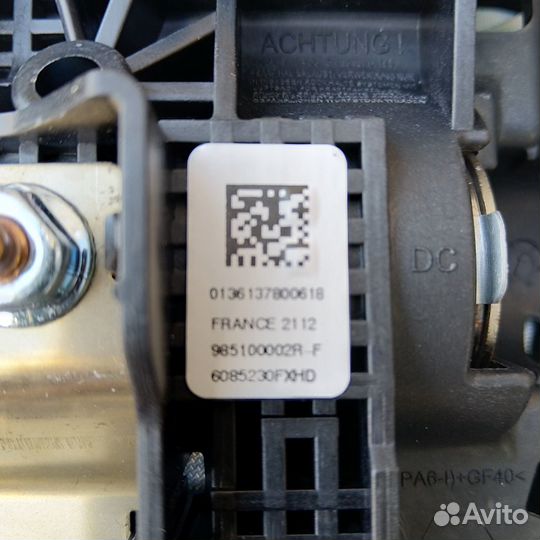 Подушка безопасности в руль рено лагуна 3