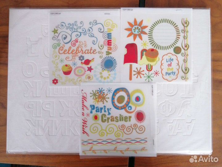 Натирки для скрапбукинга