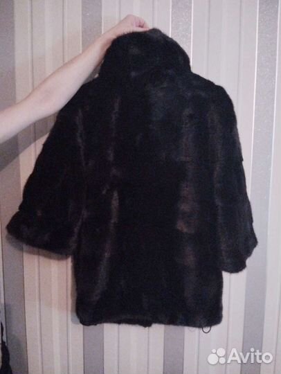 Шуба норковая ёлочка