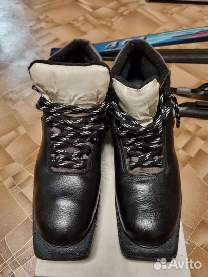 Лыжные ботинки мужские, размер 45-46