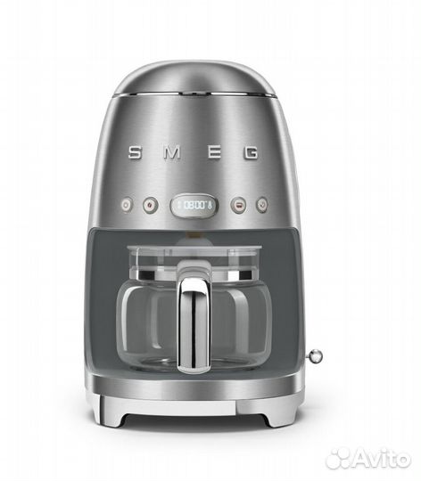 Кофеварка капельная Smeg DCF02sseu серебристый