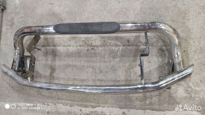 Защита заднего бампера Toyota LC Prado