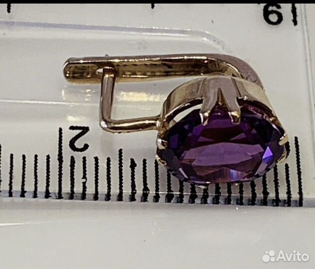 Золотые серьги 583 СССР