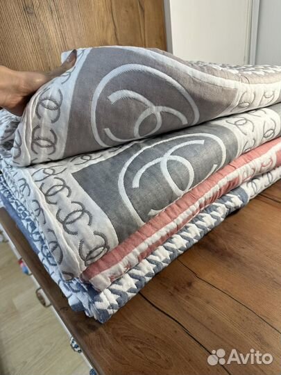 Плед покрывало хлопковое 200 230 см