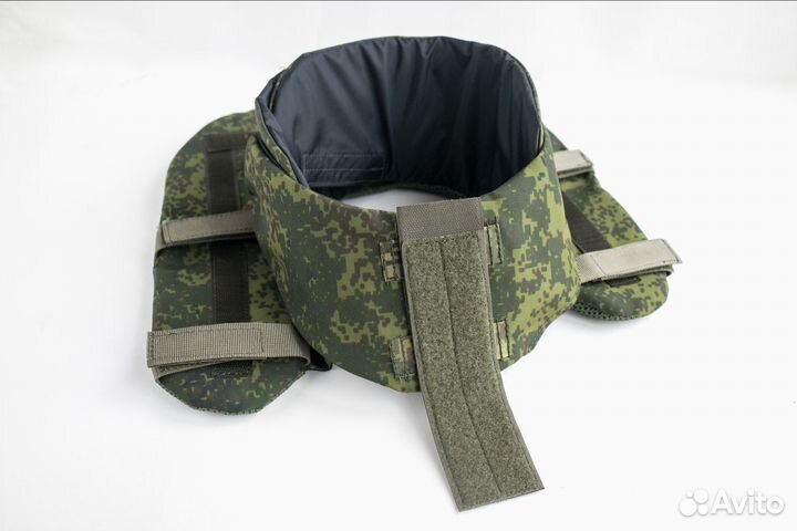 Защита шеи на бронежилет с пакетом свмп 26 слоев