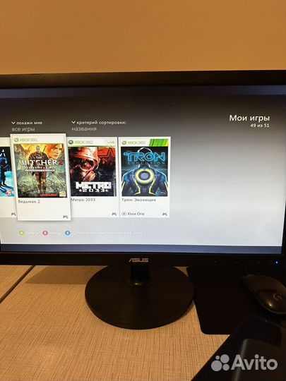 Xbox 360 с монитором
