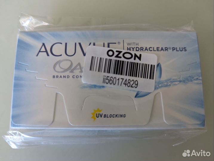 Контактные линзы oasis aquvue -5,00 2 недели