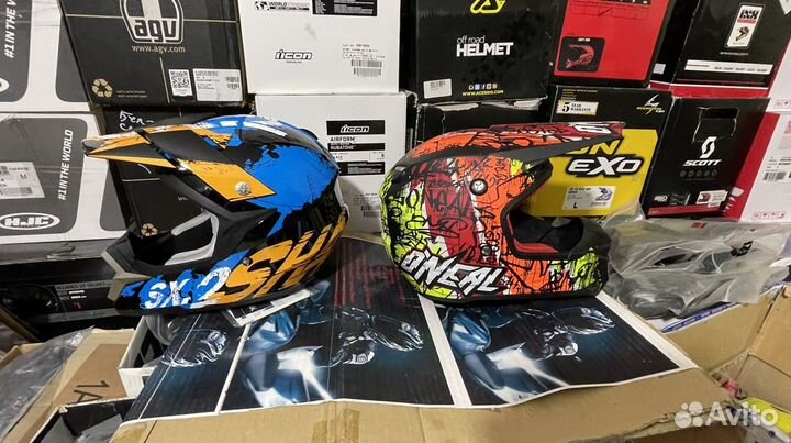 Шлем кроссовый shark oneal размер М