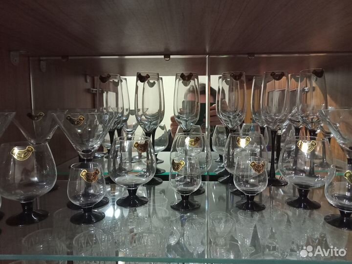 Набор бокалов для алкоголя хрусталь