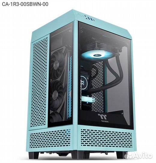 Корпус Thermaltake The Tower 100 Tower Без бп голу