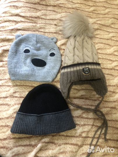 Шапки детские для мальчиков
