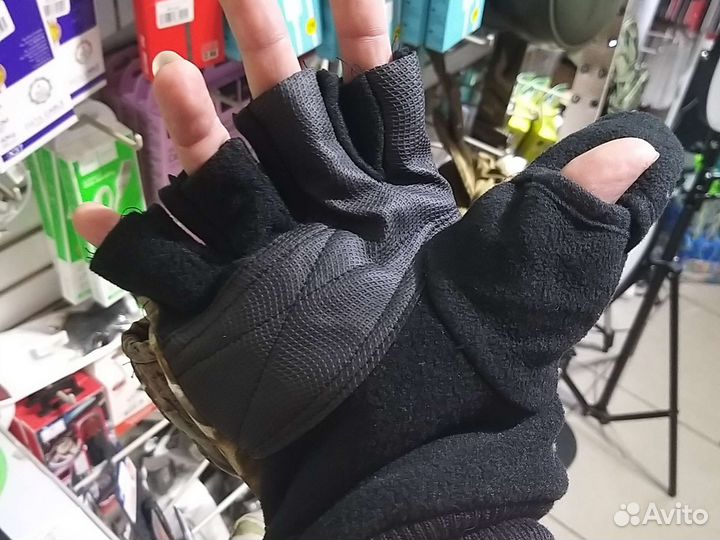 Перчатки варежки рыбалка