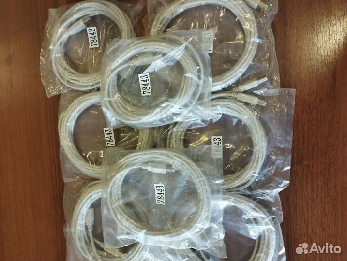 Кабель USB для принтера 5 метров AM-BM