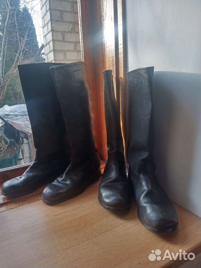 Сапоги кирзовые,хромовые СССР