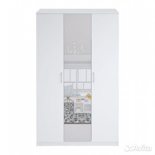 Шкаф гардеробный белый
