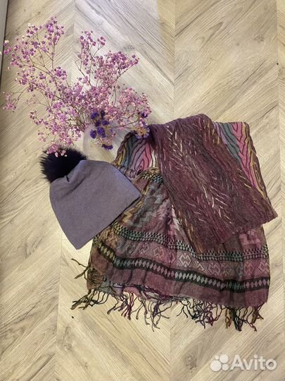 Палантин и шапка