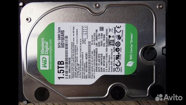 Жесткий диск 1.5TB WD (почти новый)