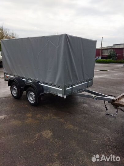 2х осн. 2,52 на 1,4м тент 1 м на 1,4 т без колес