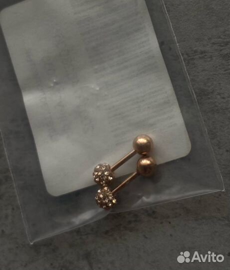 Серьги гвоздики