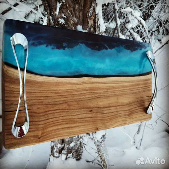 Разделочно-сервировочные доски ручной работы