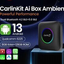 Carlinkit CarPlay Ambient 8/128 A13 Q6225 Гарантия