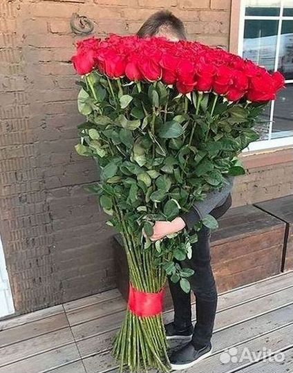 Букет роз 101 роза 51 роза