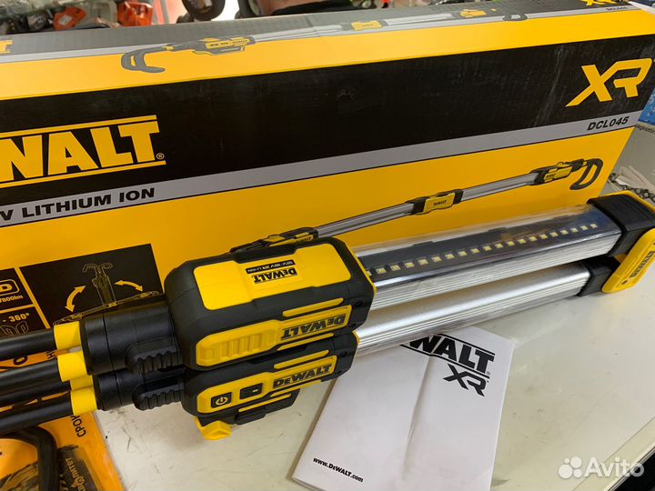 Фонарь для мастерской dewalt DCL045 (12\18\54В)