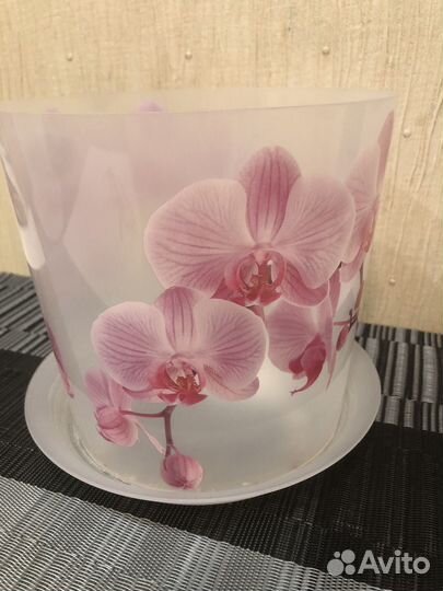 Кашпо для орхидей, пластиковые