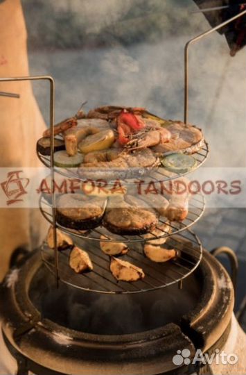 Решетка гриль средняя 1-ярусная к тандырам