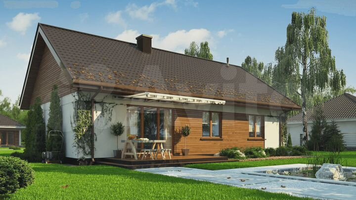 Дом 120 м² на участке 10 сот.